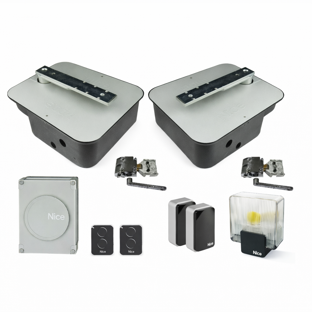 Moteur enterré portail battant NICE METROPLEX | Kit complet