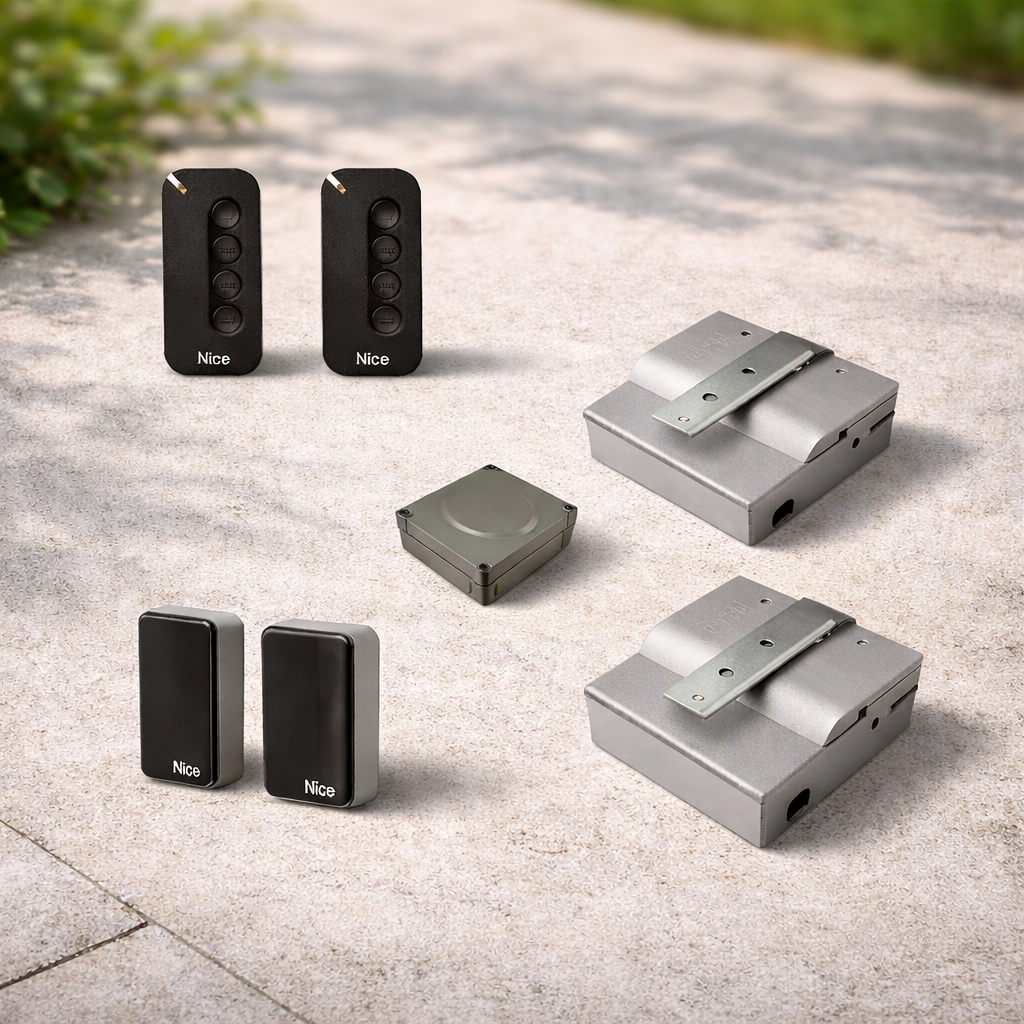 Moteur enterré portail battant NICE S-FABKIT | Kit complet